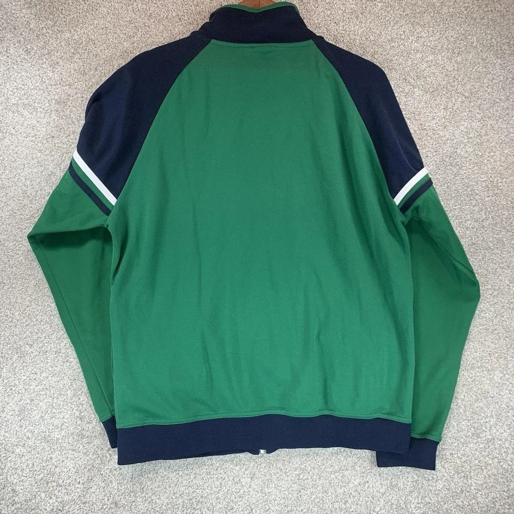 VTG Y2K Billabong Zip Up Jacket XL Green Blue Logo‎